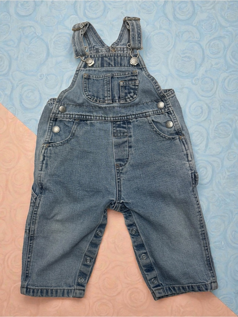 Classic Baby Gap Denim Overalls Size‎ 6-12 Months